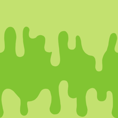 A green slime pattern.