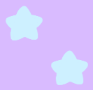 A pattern with light blue stars on a purple background.