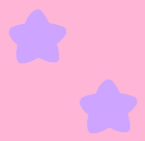 A pattern with purple stars on a pink background.