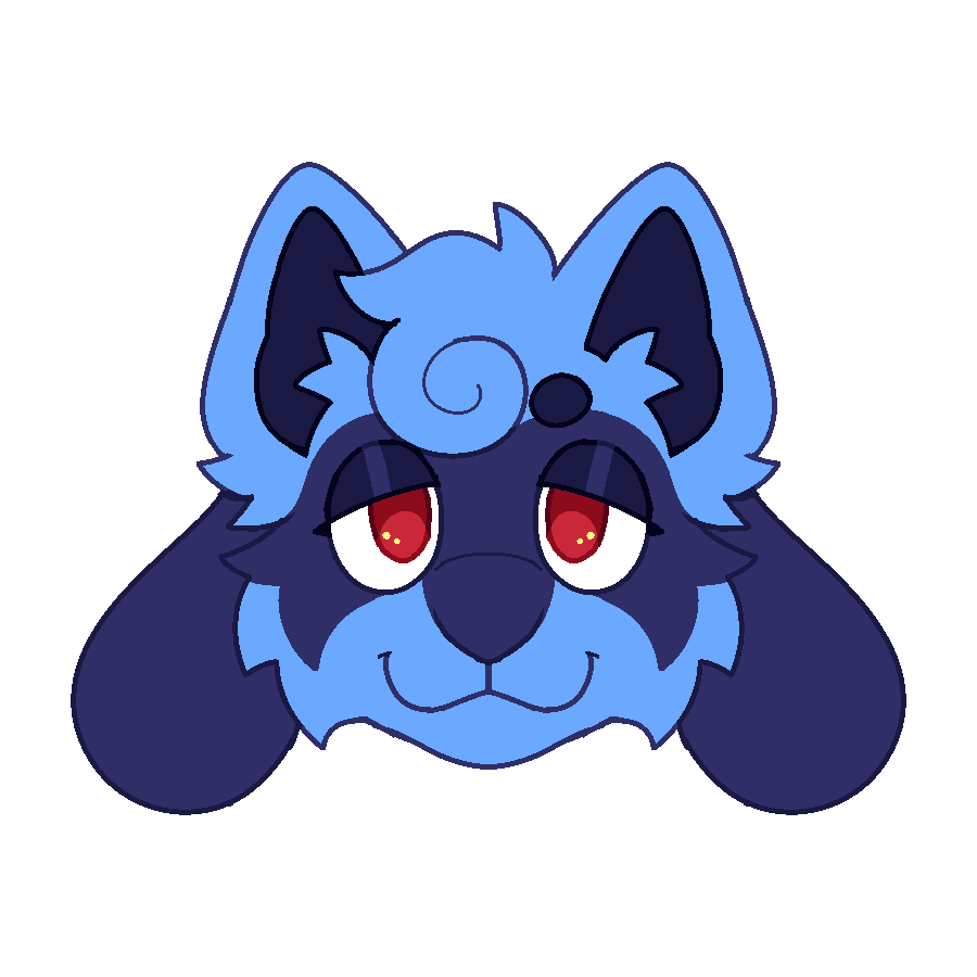 a Riolu with fluffy hair