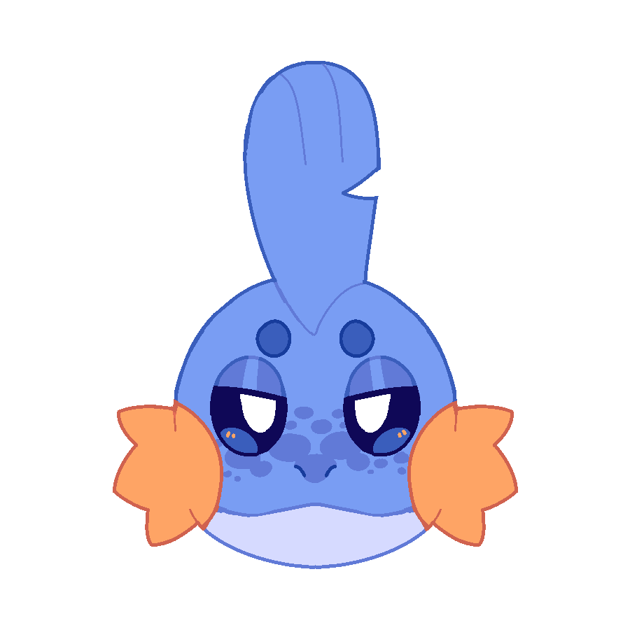 a Mudkip with freckles